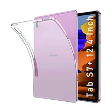قاب تبلت ژله ای شفاف مناسب برای تبلت Galaxy Tab S7 Plus T970/T975/T976